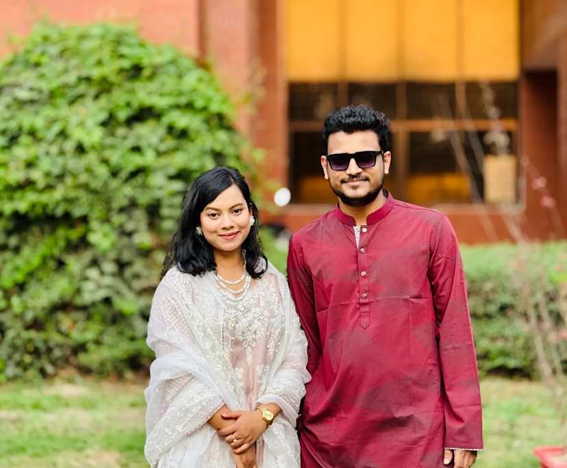 Md Omor Faruk (26) and Most Kaniz Fatema (26), $350, 
