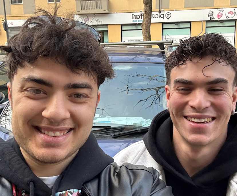 Lorenzo (23) and Gianluca (24), $800, 