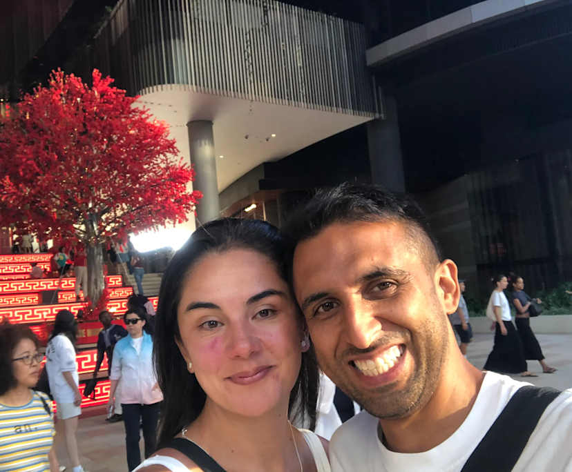 Juan (41) and Paola (40), $450, Non-smoker, No pets, and No children