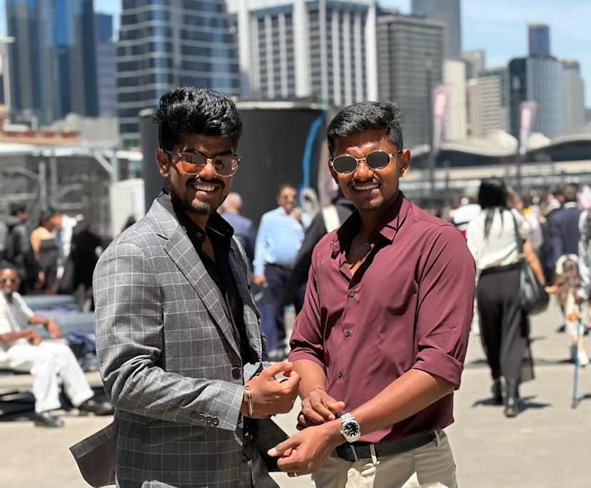 Krithik (25) and Harikumar (26), $190, 