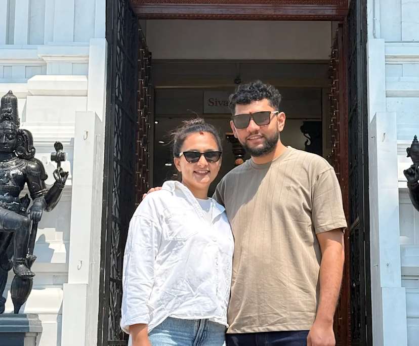 Reecha (30) and Sanjay (30), $300, 