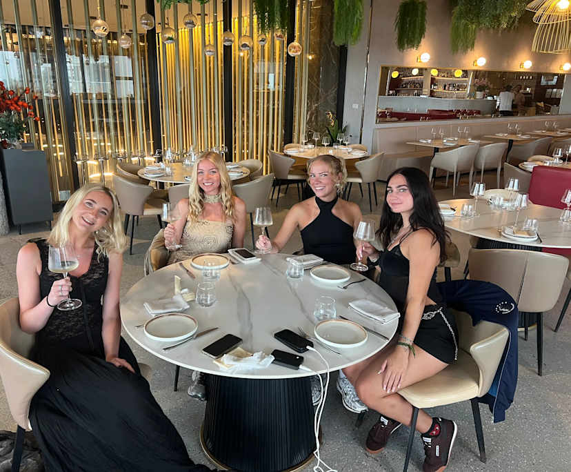 Emily, Tamzin, Caitlin & Emilie