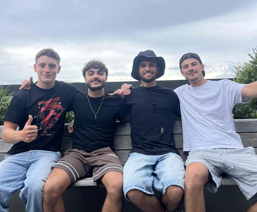 Maelan, Gabin, Alexis & Evan