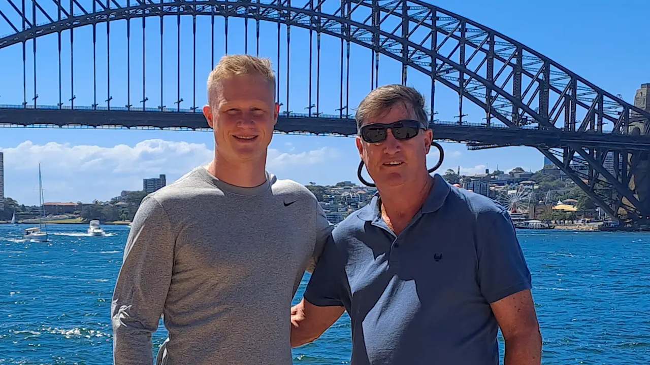 Elliott & Michael my Father