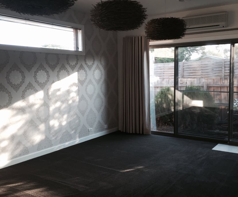 Unfurnished room with own bathroom