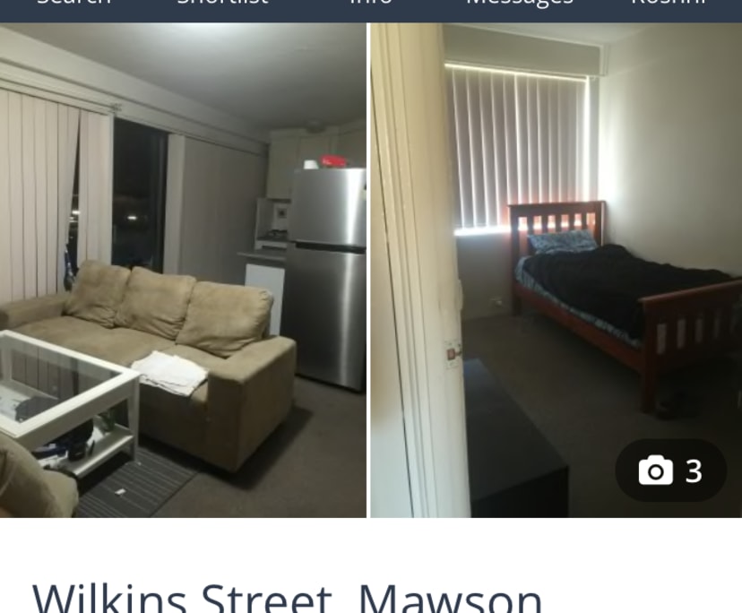Room for Rent in Mawson, Canberra 180, Furnished,...