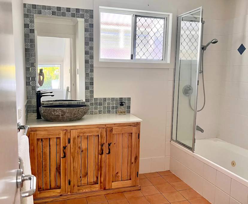 Room with own bathroom