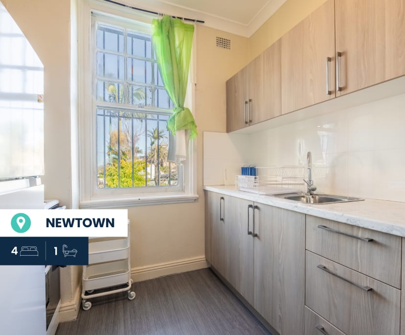 $290, Flatshare, 4 bathrooms, Newtown NSW 2042