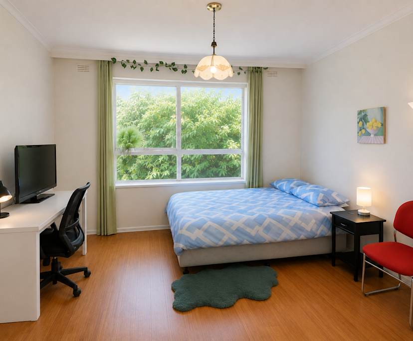 Furnished room in a flatshare
