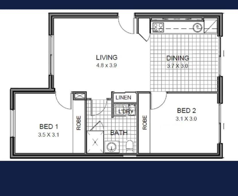 Furnished room in a flatshare