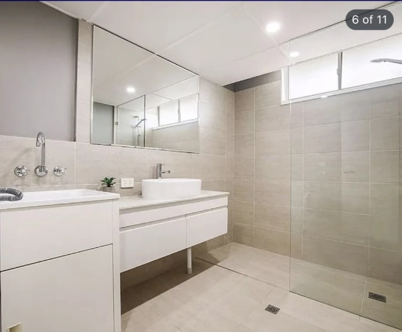 Unfurnished room with own bathroom