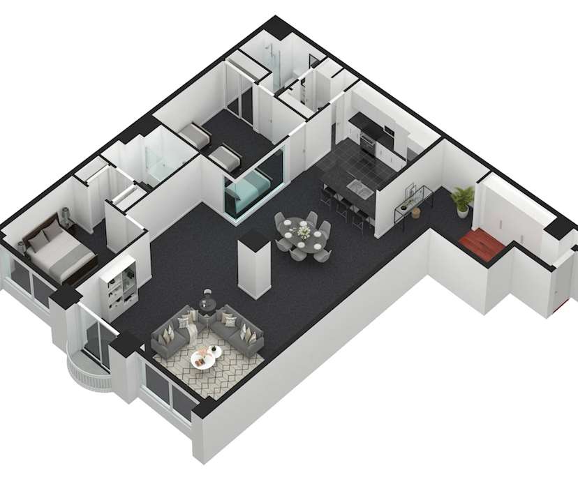 $1,099, Whole-property, 2 bathrooms, Melbourne VIC 3000