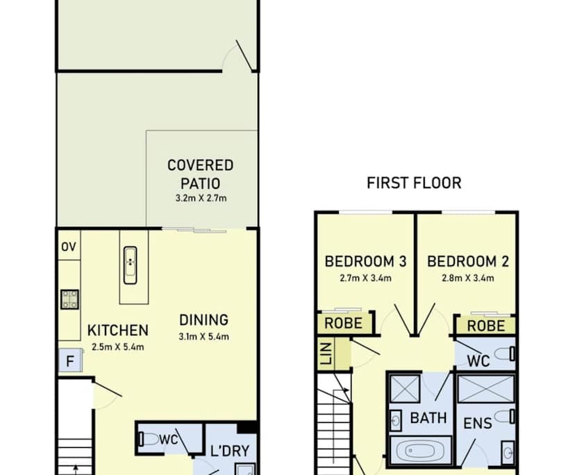 Furnished room with own bathroom