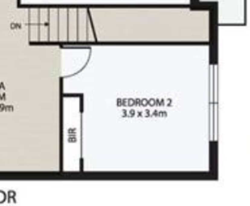 Unfurnished room in a share house