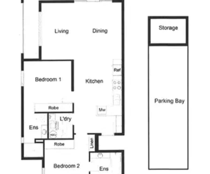 Furnished room with ensuite in a flatshare