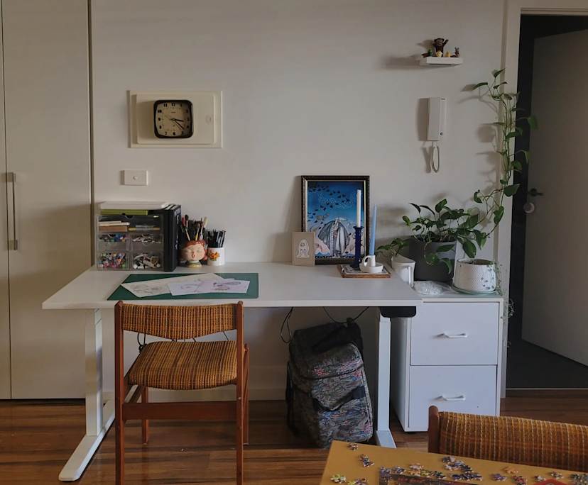 Unfurnished room with own bathroom