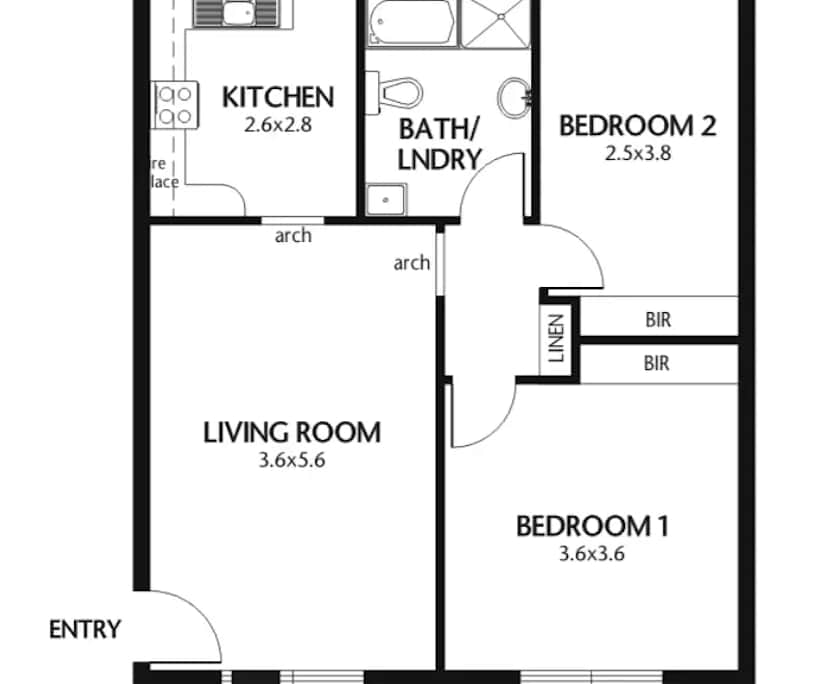 Furnished room in a flatshare