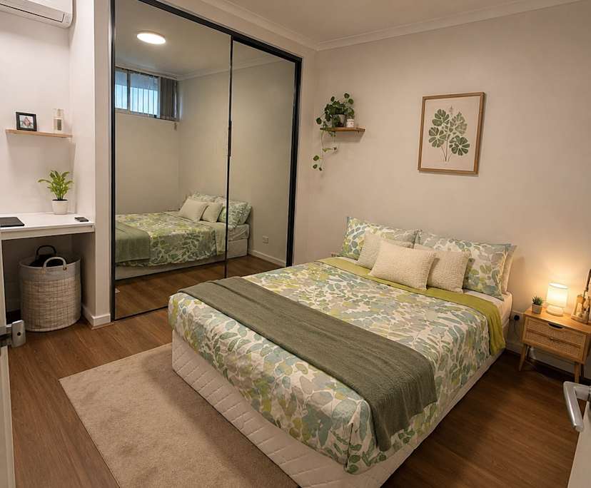 Room with own bathroom