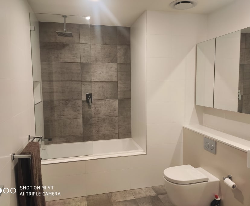 Unfurnished room with own bathroom
