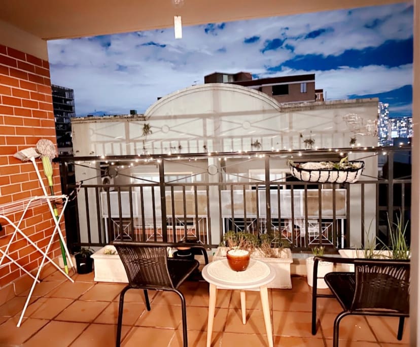 Furnished room with own bathroom