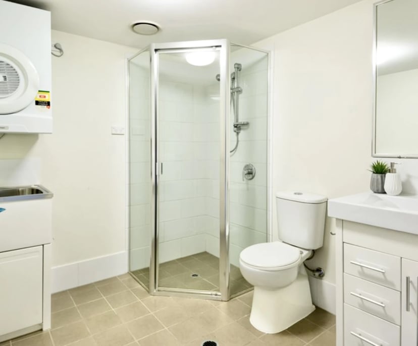 Room with own bathroom