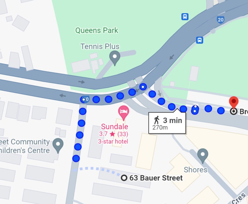 Furnished room in a share house