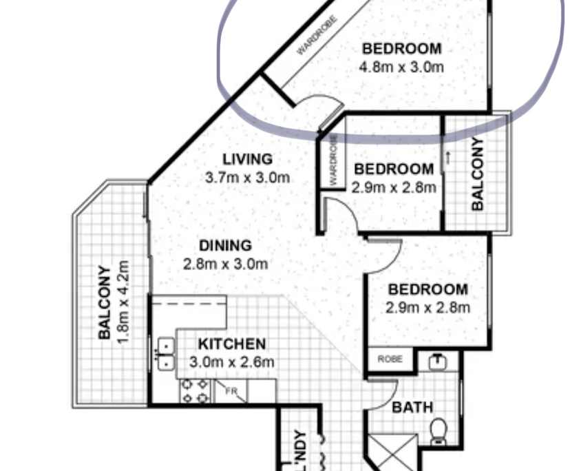 $395, Flatshare, 3 bathrooms, Newstead QLD 4006