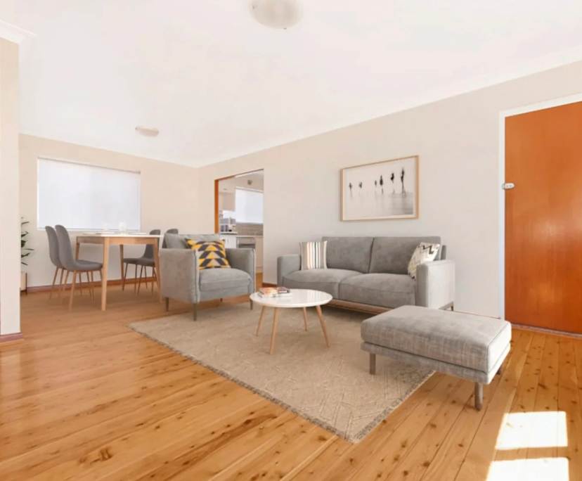 Unfurnished room in a flatshare