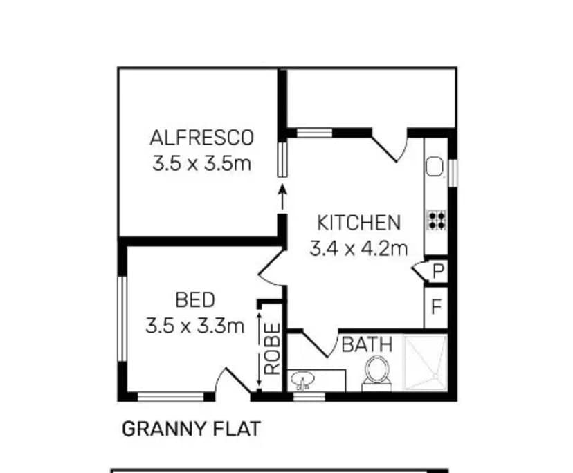 Furnished room granny flat for rent