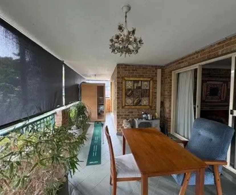 Furnished room with own bathroom