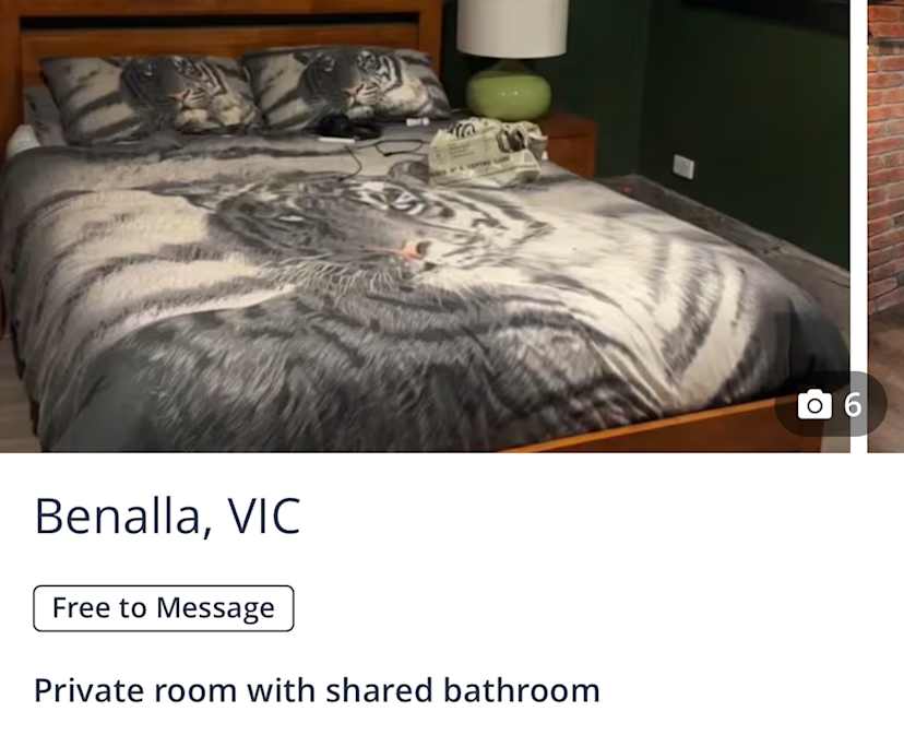Furnished room in a share house