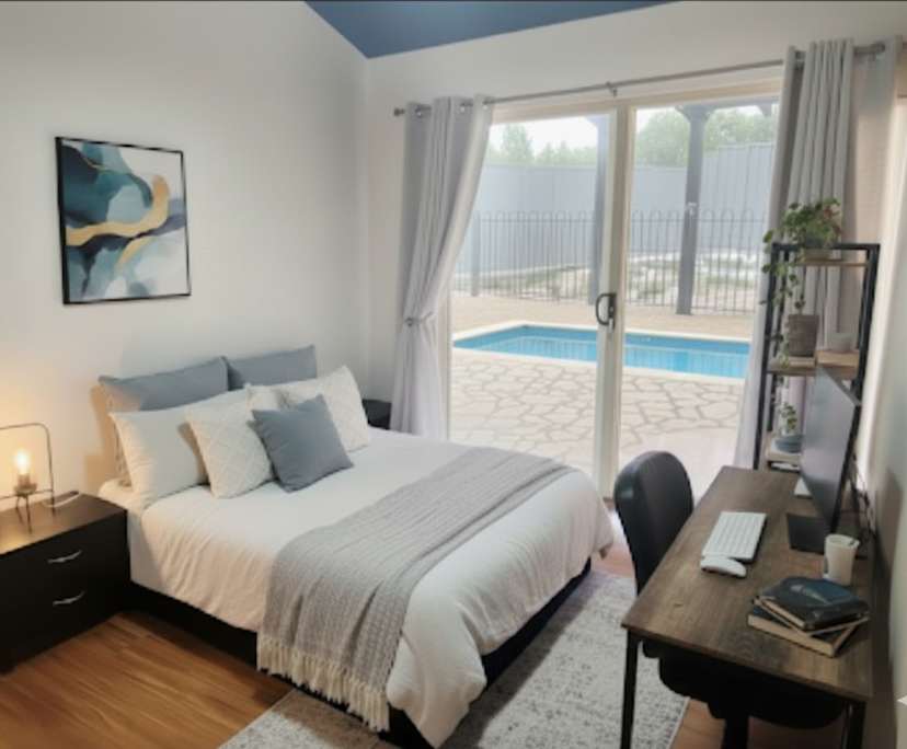 Furnished room with own bathroom