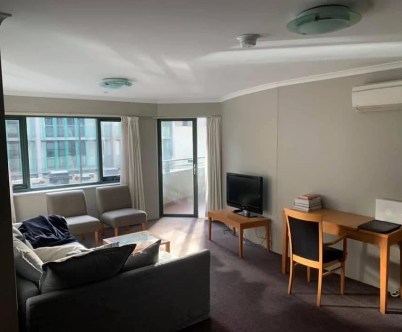 Furnished room with own bathroom