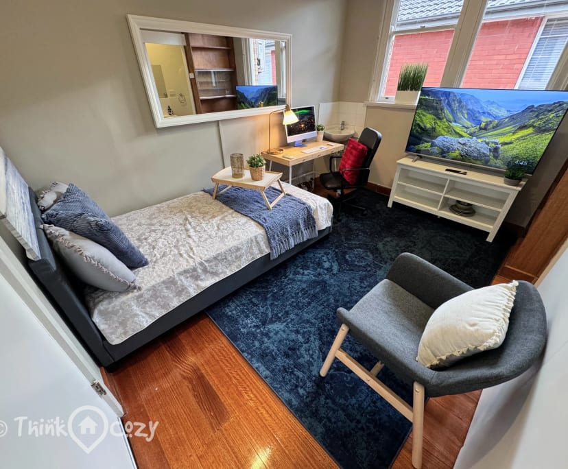 Furnished room with ensuite in a share house