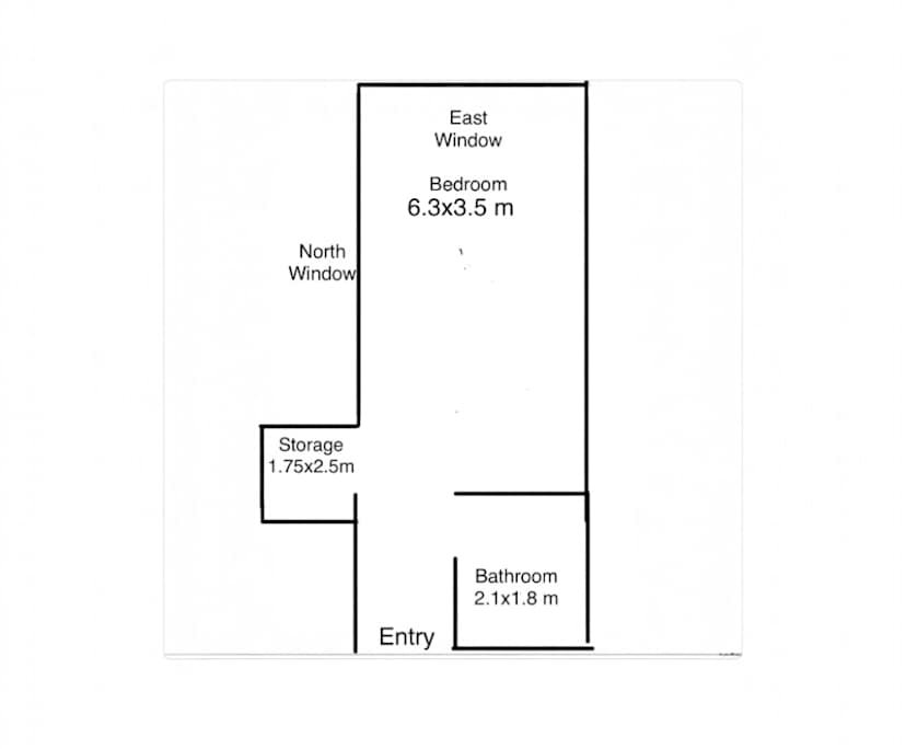 Furnished room with ensuite in a share house