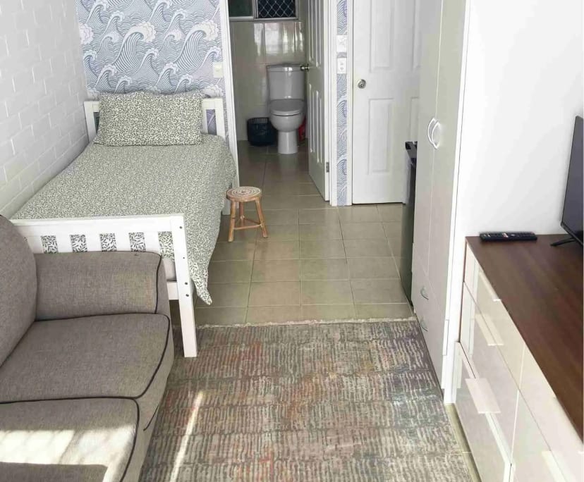 Furnished room with own bathroom