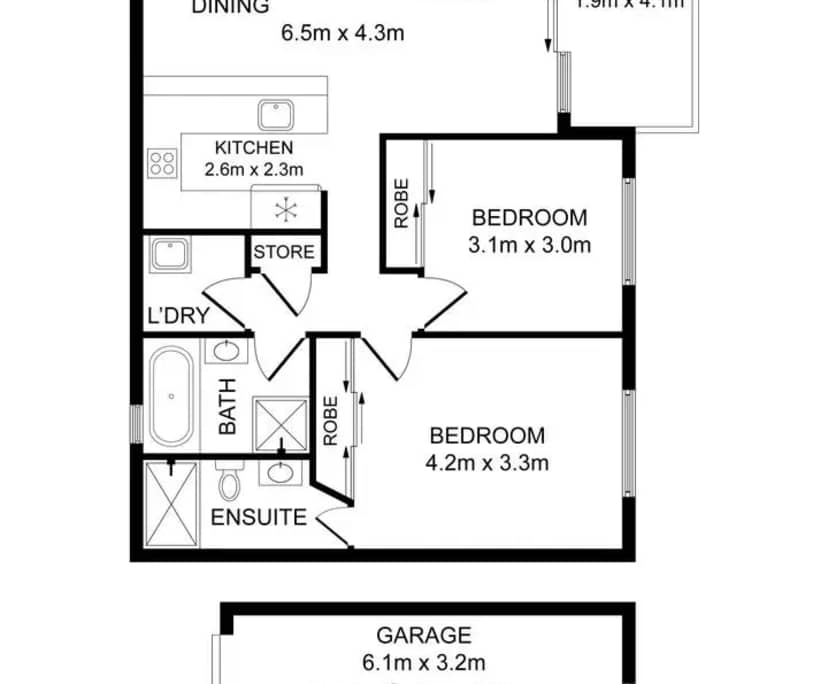 Room with own bathroom