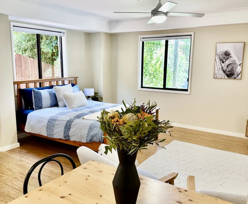 Furnished room granny flat for rent