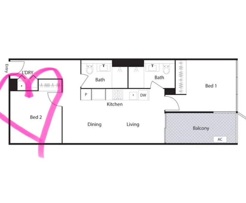 $310, Flatshare, 2 bathrooms, Reid ACT 2612