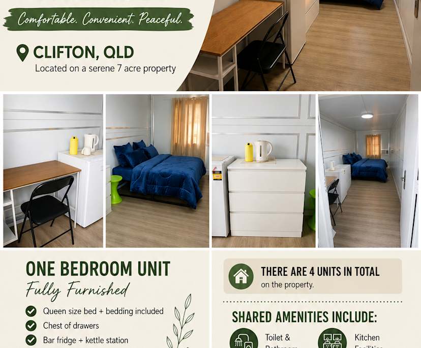 One bed flat for rent
