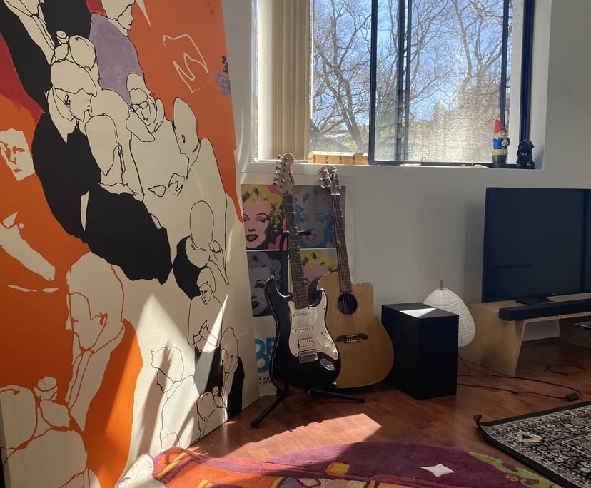Unfurnished room in a flatshare