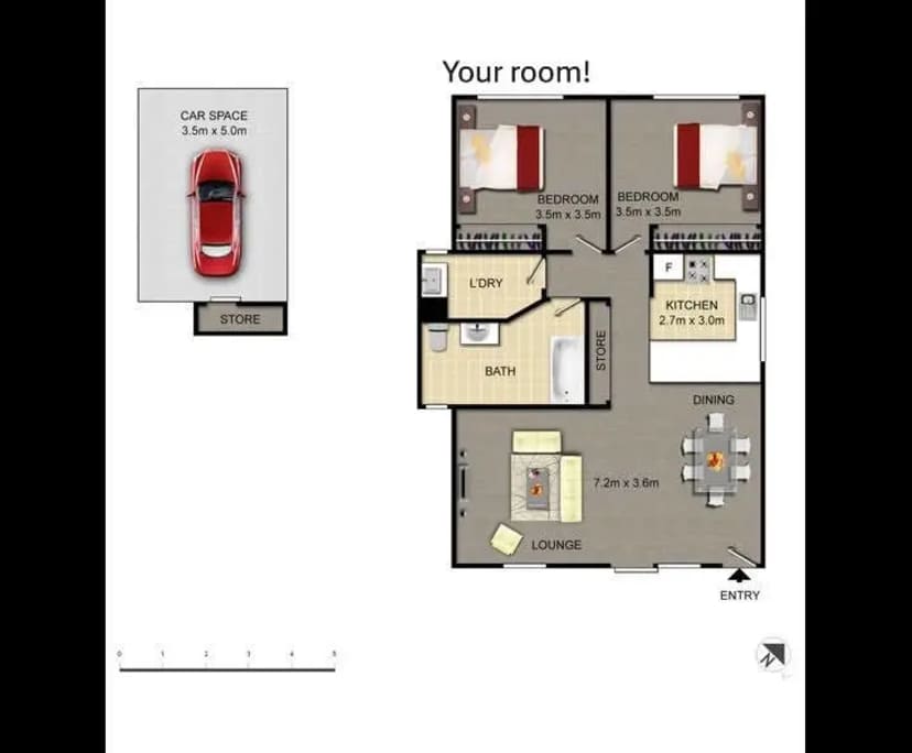 Room for Rent in Griffith, Canberra | $295, Unfurnis... | Flatmates.com.au