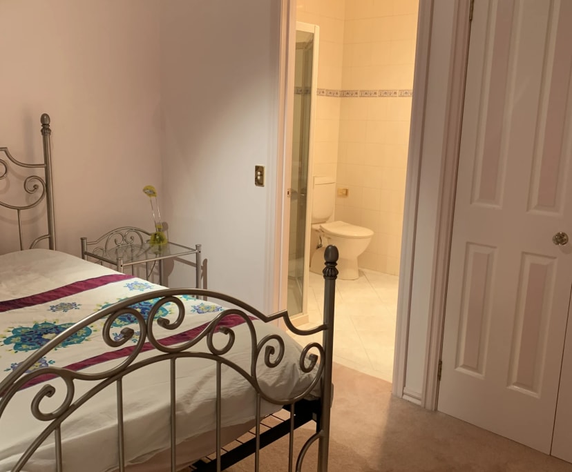 Room with own bathroom