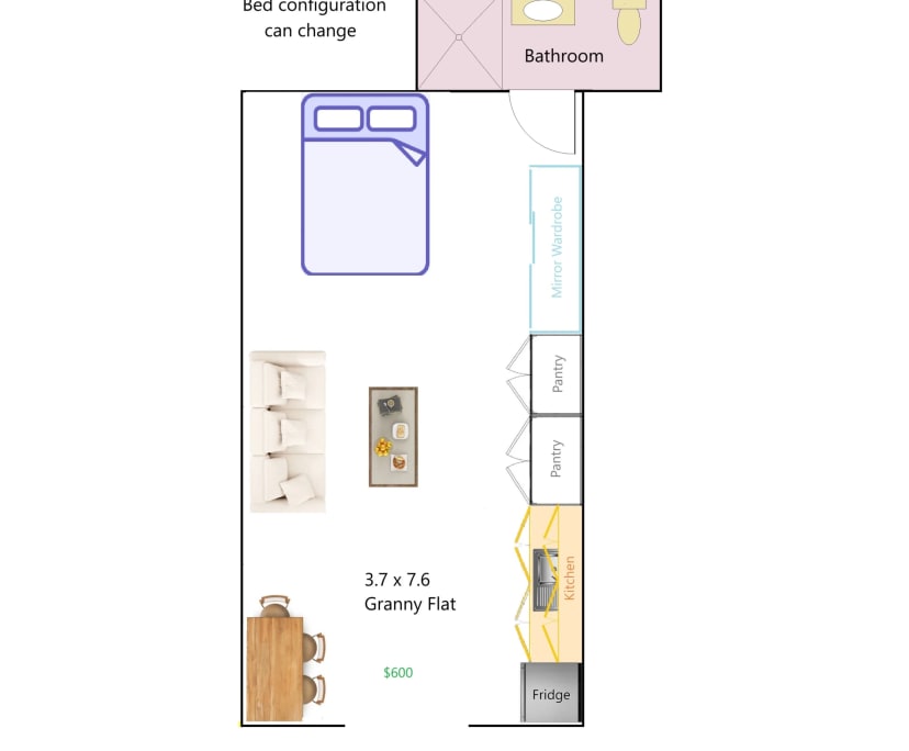 $600, Granny-flat, 3 bathrooms, Keiraville NSW 2500