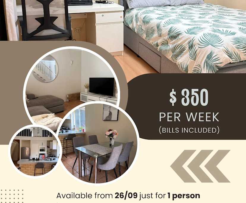 Furnished room in a share house