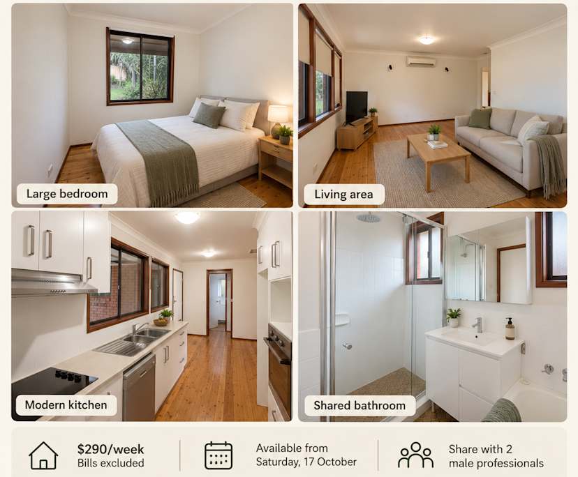 Furnished room in a share house