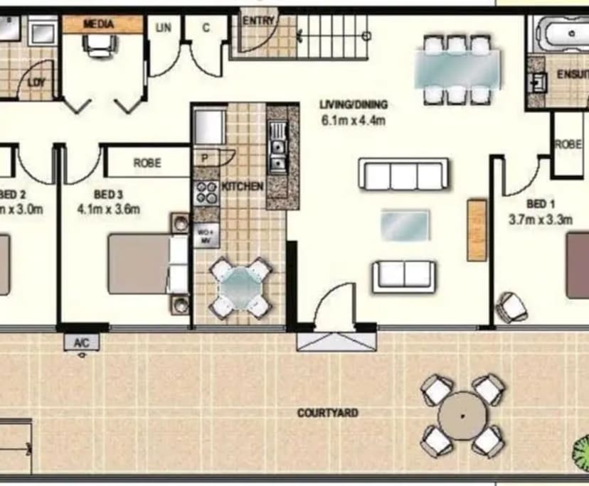 $500, Flatshare, 3 bathrooms, Waterloo NSW 2017