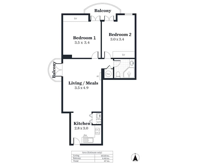 $350-360, Flatshare, 2 rooms, Adelaide SA 5000, Adelaide SA 5000