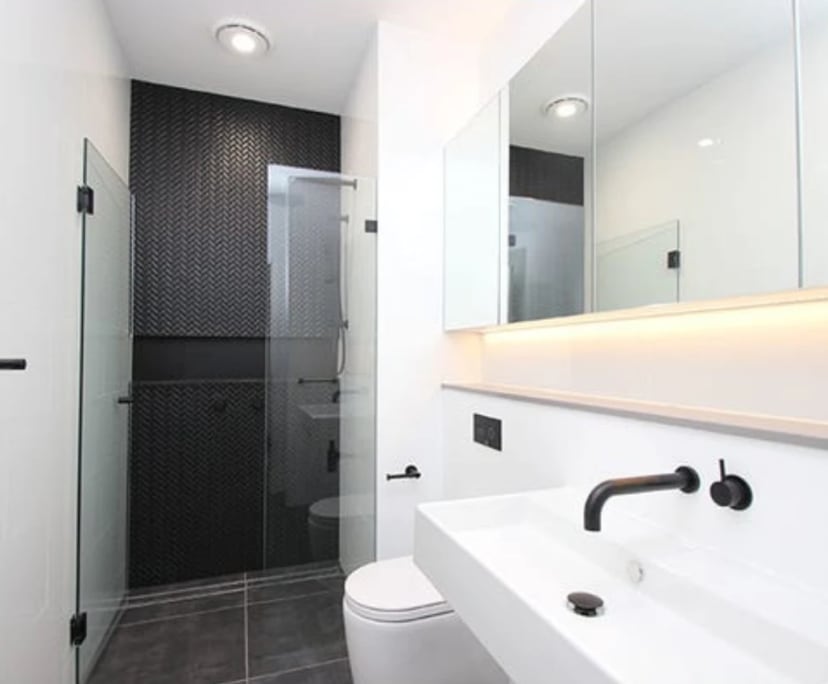 Unfurnished room with own bathroom