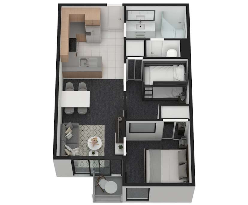$799, Whole-property, 2 bathrooms, Melbourne VIC 3000